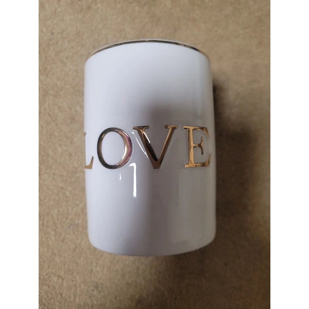 Williams Sonoma‎ Love Heart Mugs Set of 2 + 1 Candle NO KID HUNGRY Collaboration